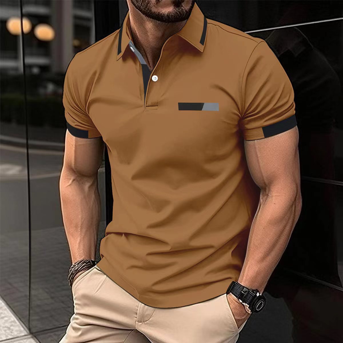 The Smart Business Casual Lapel Polo Giving Modern Men An Effortless Office-Ready Edge Without The Stiff Formal Discomfort