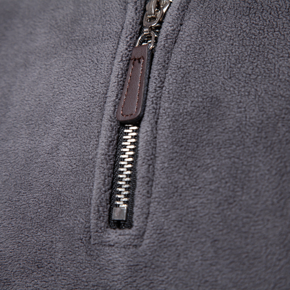 trending-2026-mens-half-zip-fleece-pullover-stand-collar