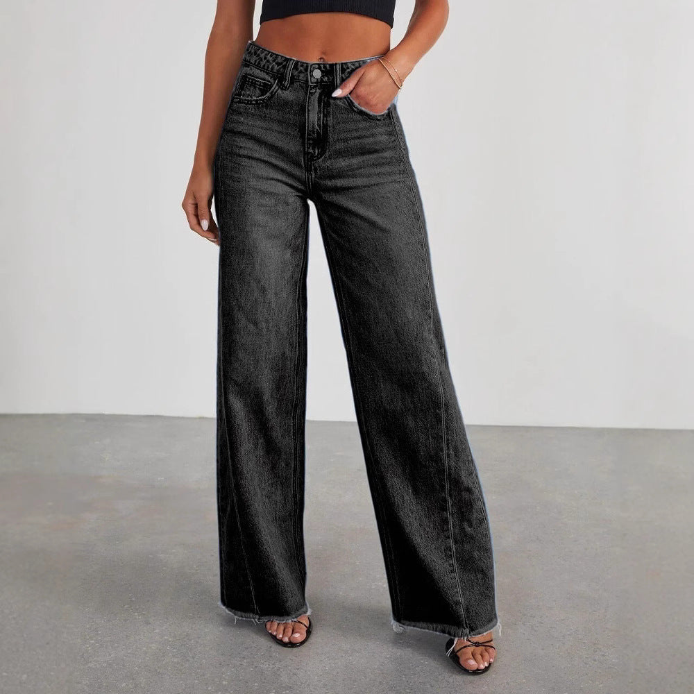 trending-2026-high-waisted-wide-leg-side-stitching-raw-hem-denim-pant