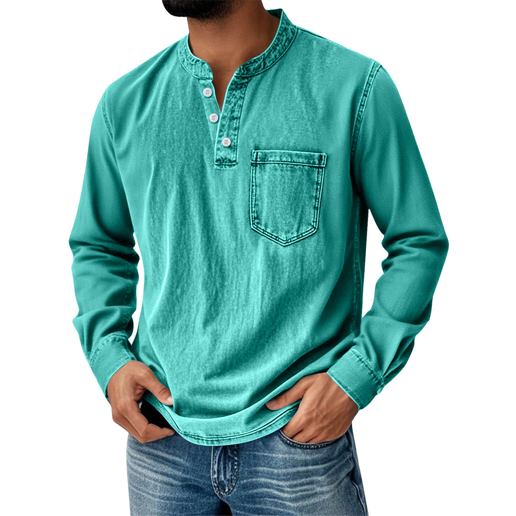 trending-2026-mens-front-button-denim-henley-shirt