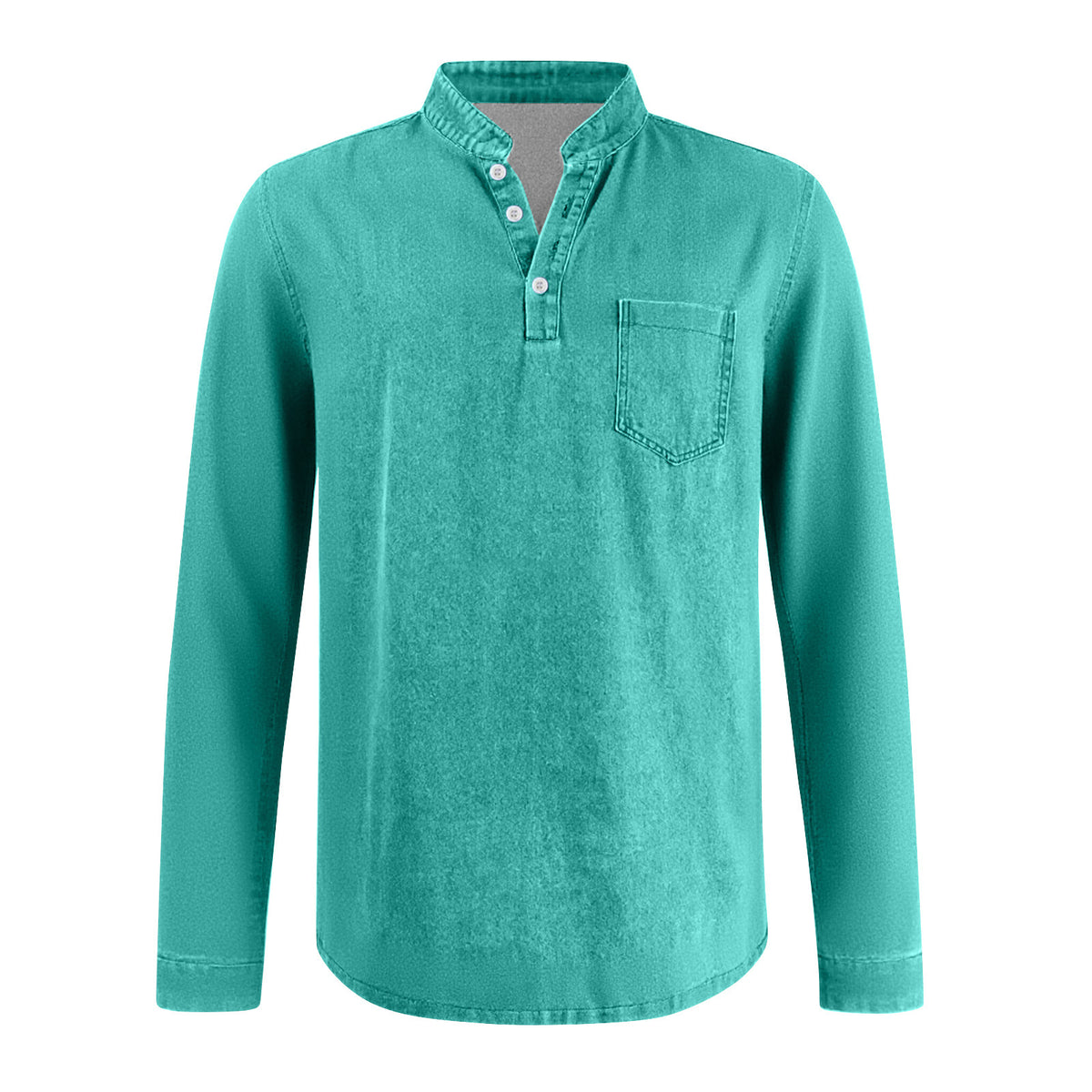 trending-2026-mens-front-button-denim-henley-shirt