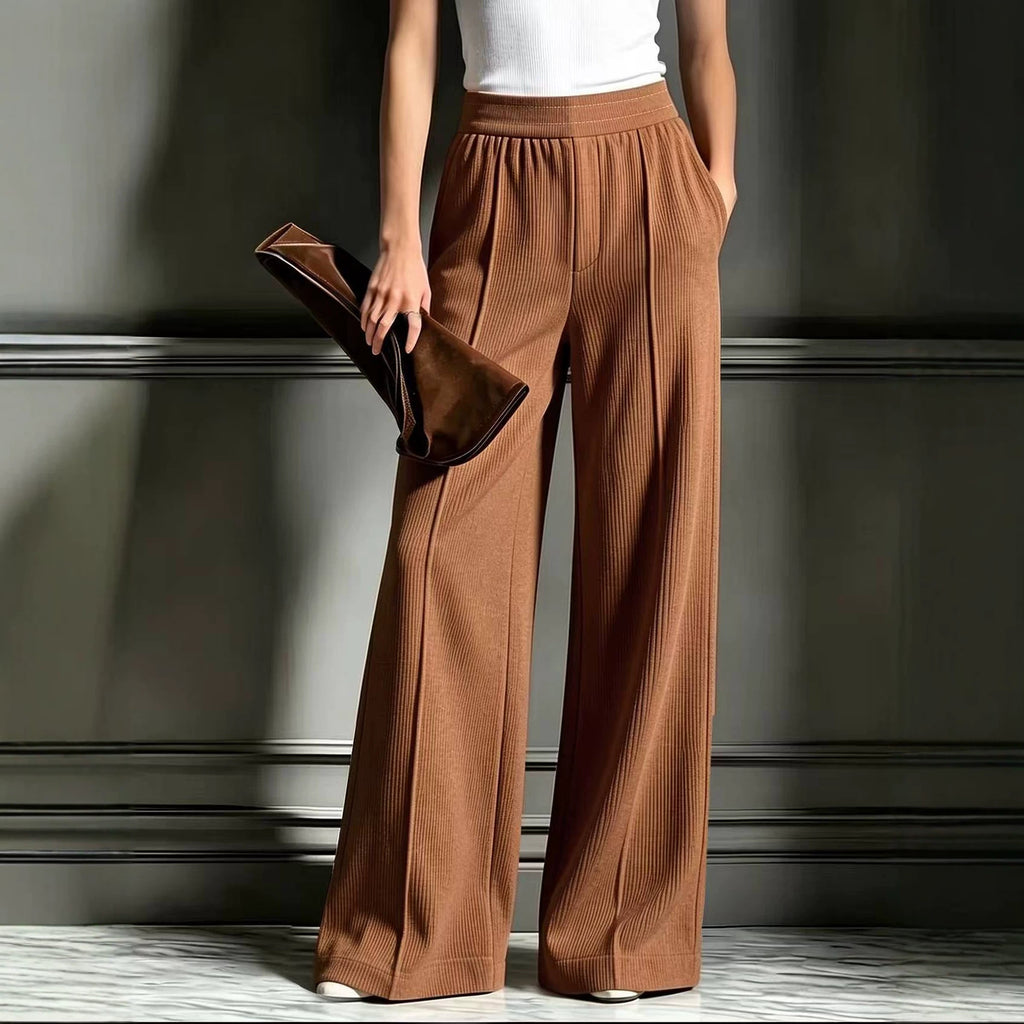 trending-2026-sleek-ribbed-casual-wide-leg-pants-with-pockets