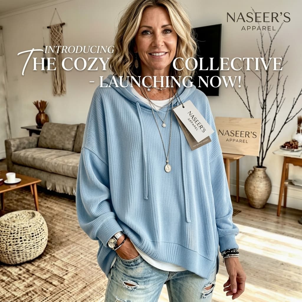trending-2026-cozy-ribbed-knit-drawstring-hoodie-slit-hem-sweatshirt