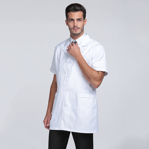 trending-2026-doctors-white-short-cotton-lab-coat-medical-jacket
