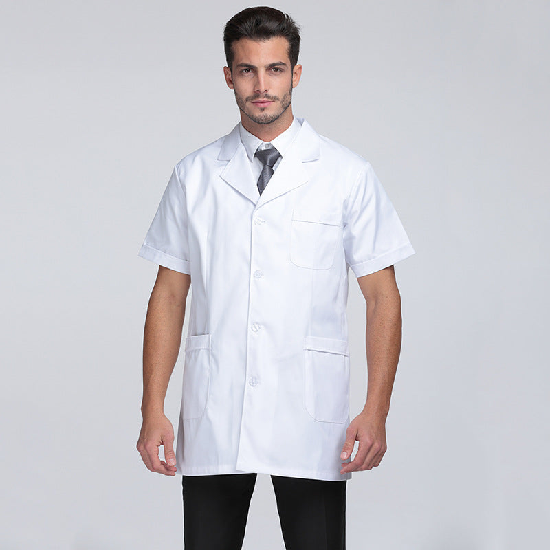 trending-2026-doctors-white-short-cotton-lab-coat-medical-jacket