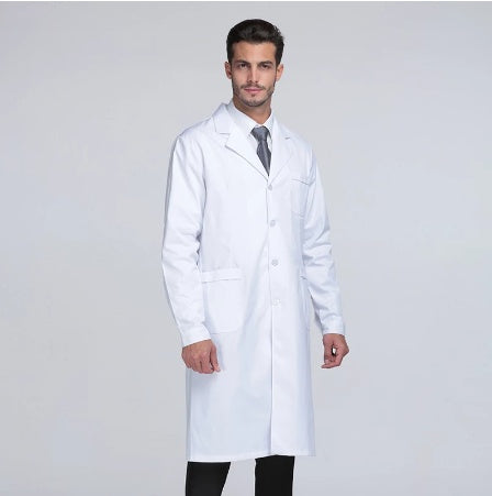 trending-2026-doctors-white-short-cotton-lab-coat-medical-jacket