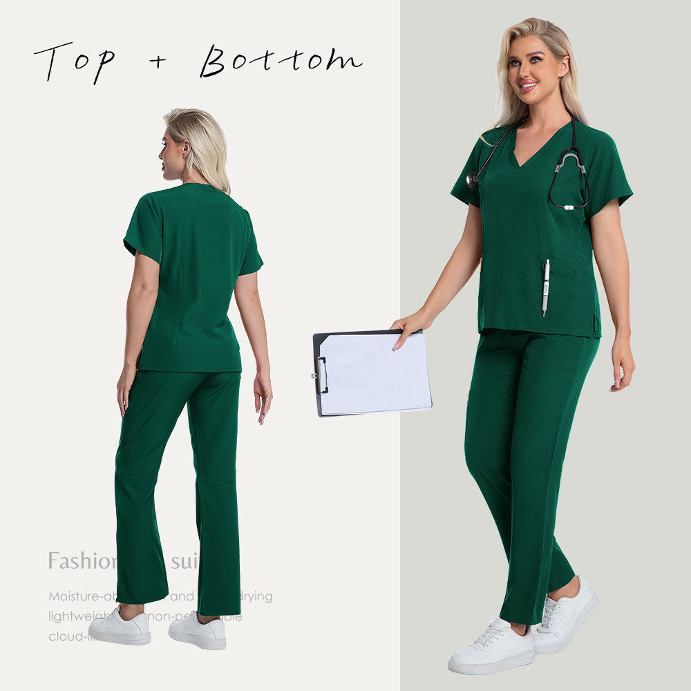 trending-2026-female-operating-room-scrub-uniform-short-sleeve-set