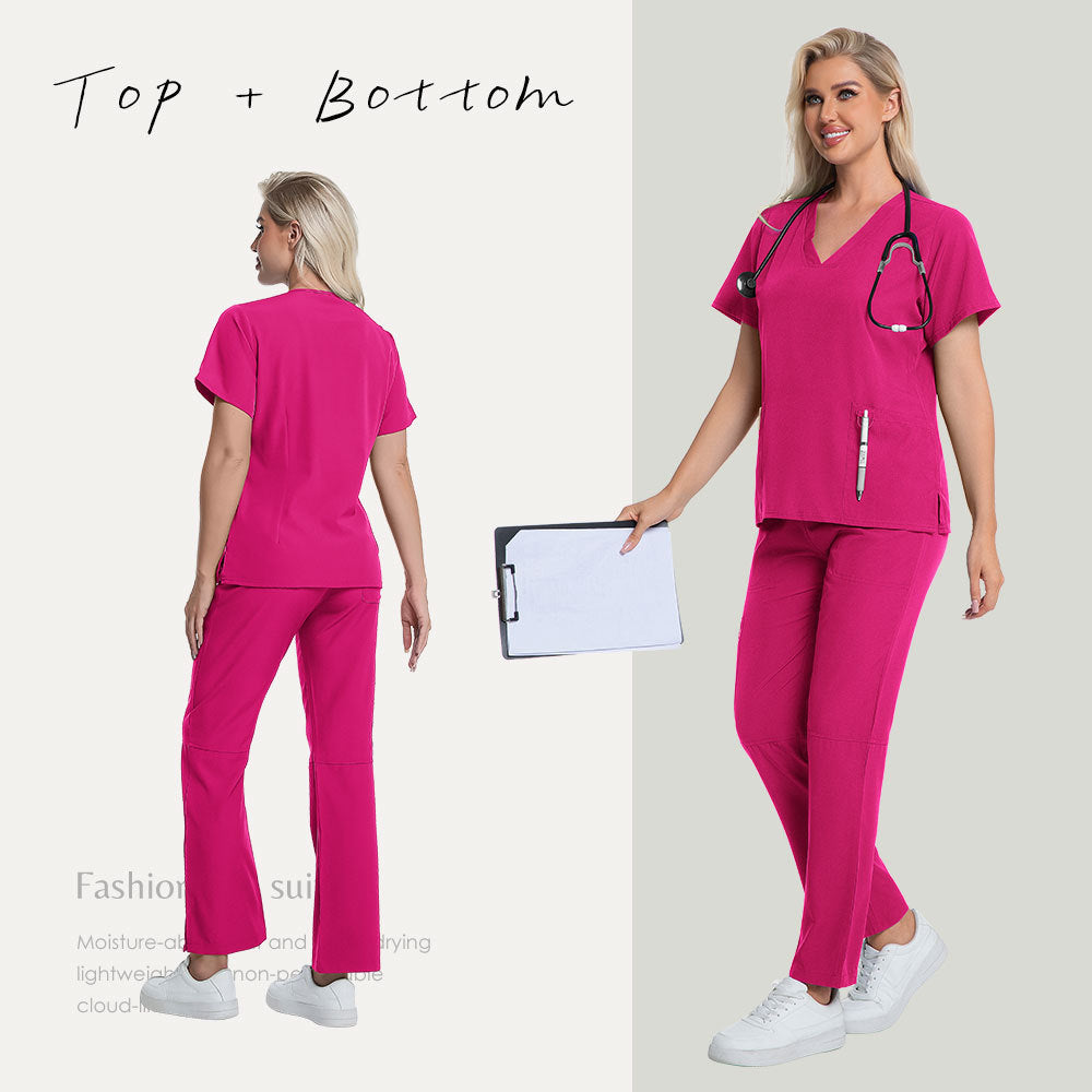 trending-2026-female-operating-room-scrub-uniform-short-sleeve-set