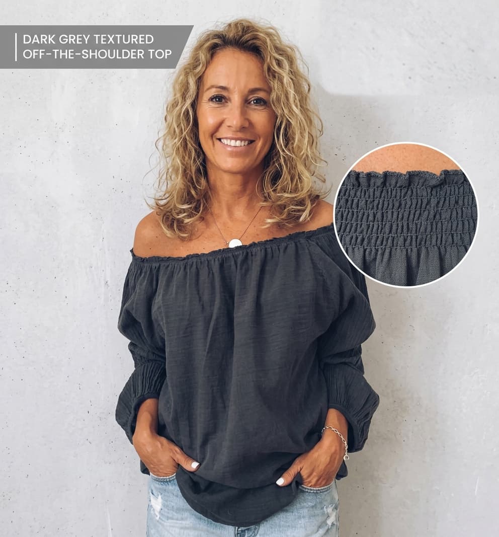 trending-2026-off-shoulder-crinkle-linen-blend-top-elastic-shirt