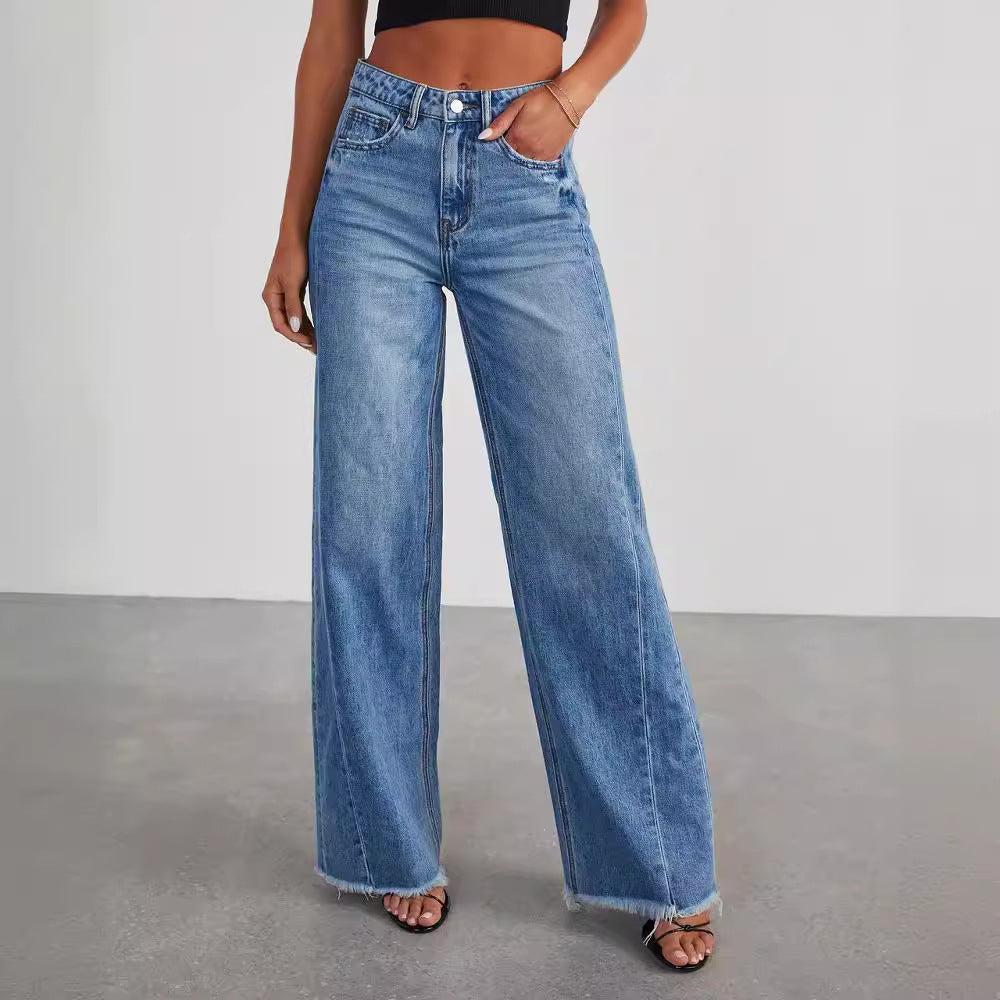 trending-2026-high-waisted-wide-leg-side-stitching-raw-hem-denim-pant