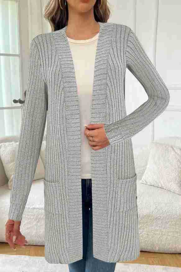 trending-2026-womens-open-front-long-ribbed-knit-cardigan-sweater