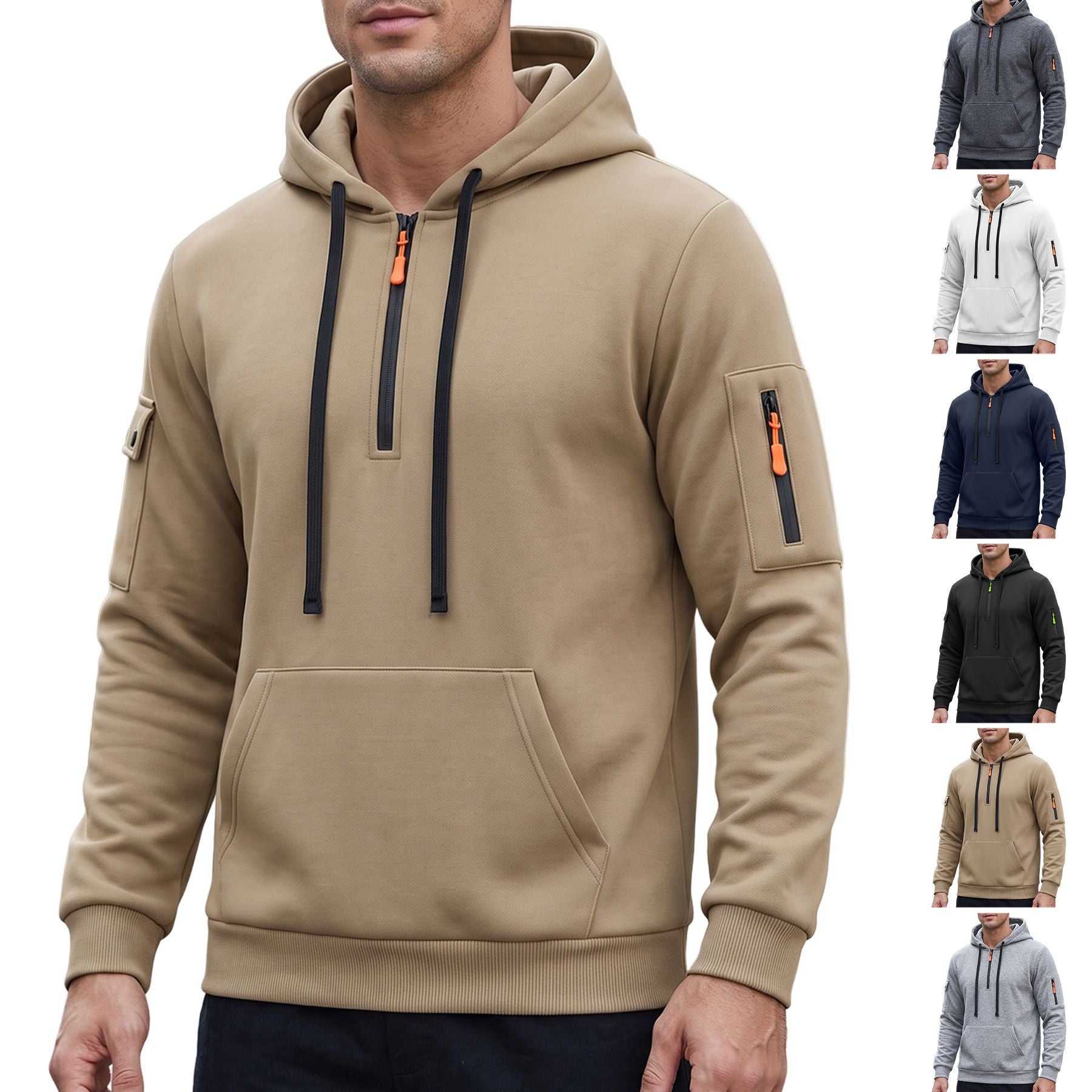 essential-2026-tactical-quarter-zip-fleece-hoodie-utility-pocket